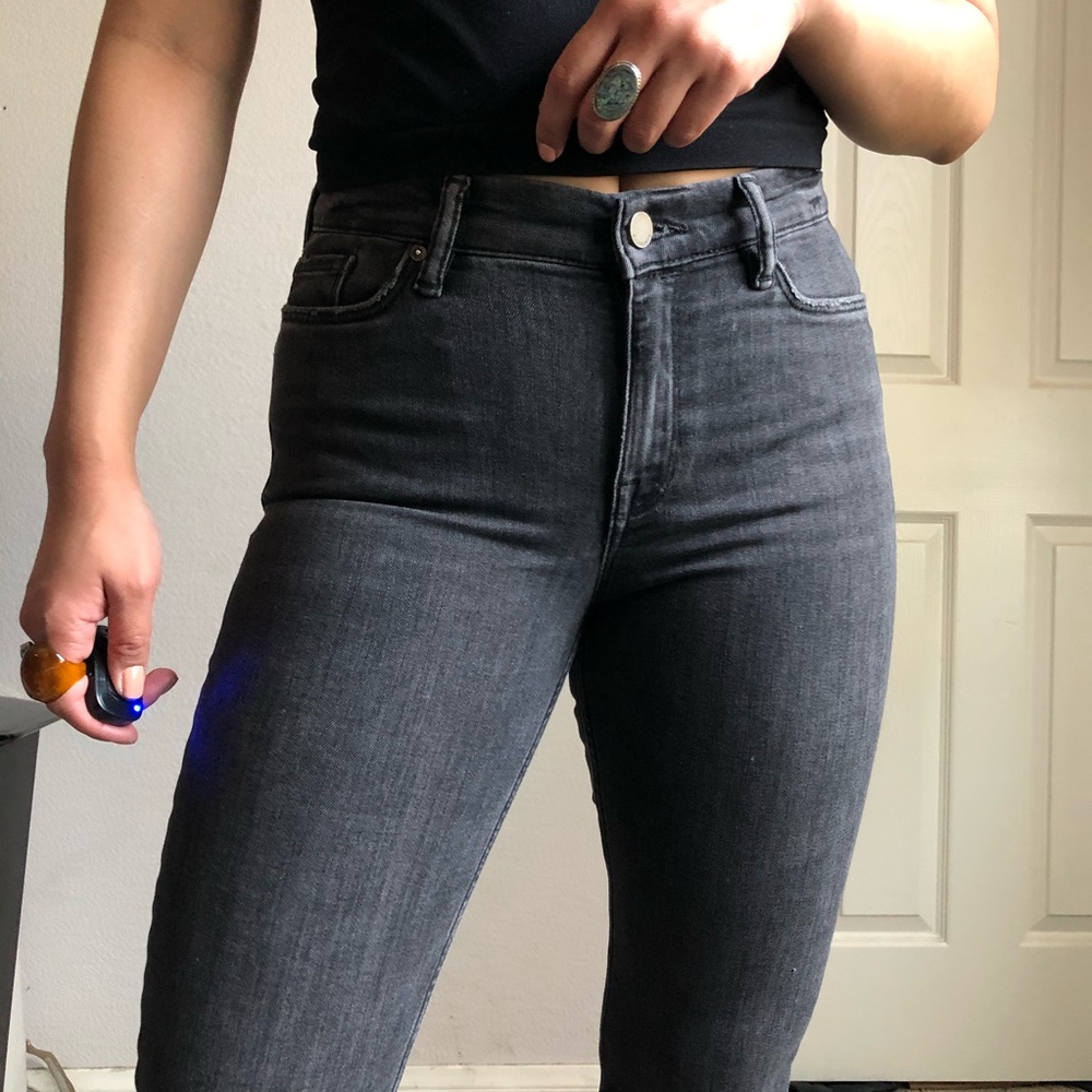 Final price ✨ Allsaints Crop Zip Skinny Jean